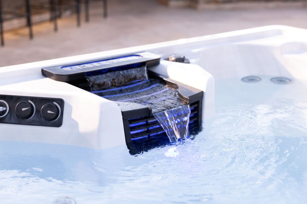 artesian 2025 island spa new waterfall feature