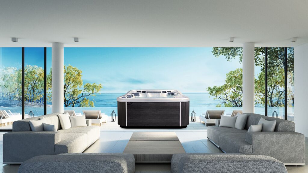 artesian dove canyon lifestyle image on ultra modern patio